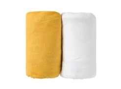 2 Draps Housse Bébé 60x120cm LEO