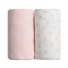 2 Draps Housse Bébé 70x140cm LEO