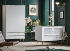 Armoire 2 Portes 2 Tiroirs BOSQUE -Nateo Concept armoire 2 portes 2 tiroirs bosque 2