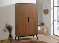 Armoire 2 Portes VINTAGE – Noyer