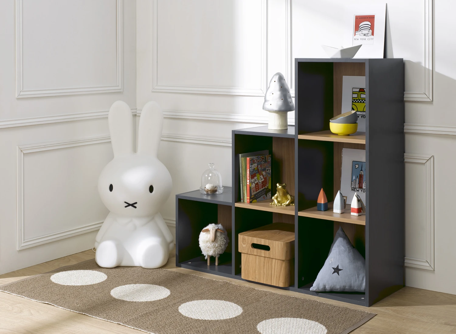 Bibliothèque 6 Cases Escalier ANGEL – Image 2