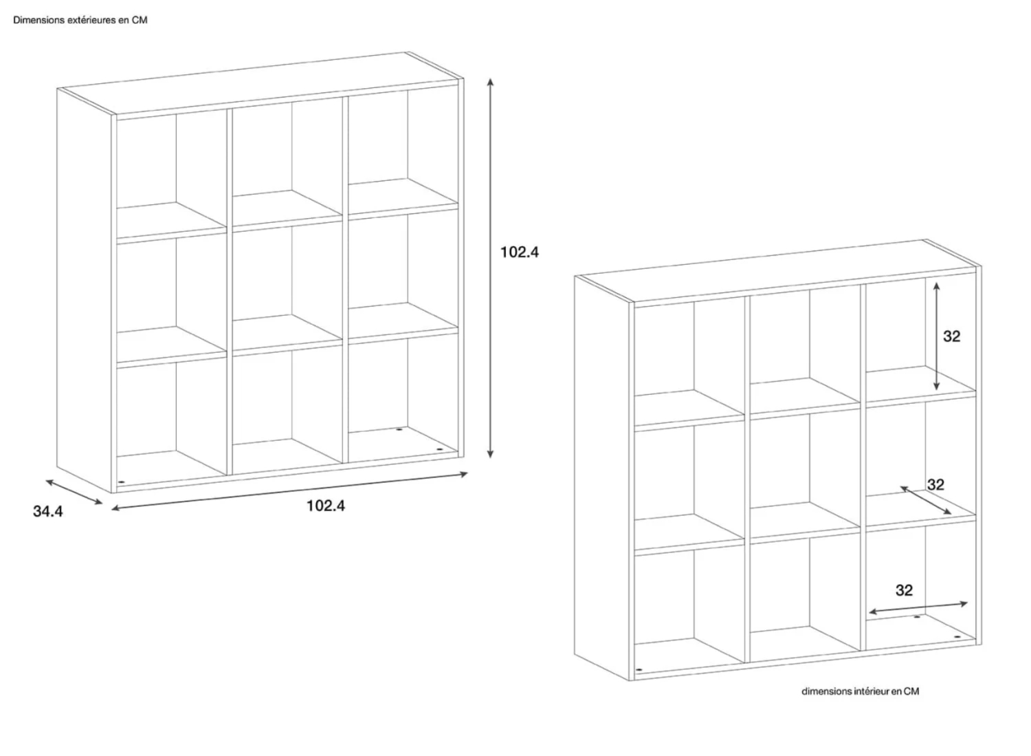 Bibliothèque 9 Cases ANGEL 4 Bibliothèque 9 Cases ANGEL – Image 4