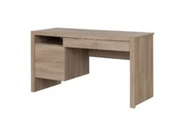 Bureau 1 Porte 1 Tiroir DARIO – Chêne Clair