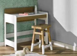 Bureau Enfant CODY – Blanc/Bois