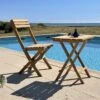 Chaise De Jardin Pliante En Bois MOOREA