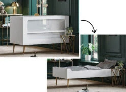 Chambre Bébé Complète BOSQUE - Blanc -Nateo Concept chambre bebe complete bosque blanc 2