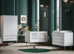 Chambre Bébé Complète BOSQUE - Blanc