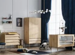 Chambre Bébé Complète BOSQUE - Chêne Vintage