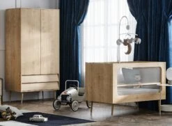 Chambre Bébé Complète BOSQUE - Chêne Vintage -Nateo Concept chambre bebe complete bosque chene vintage 8