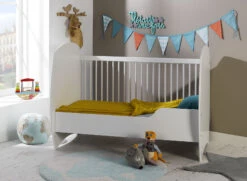 Chambre Bébé Complète CALTON - Blanc -Nateo Concept chambre bebe complete calton blanc 2