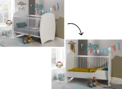 Chambre Bébé Complète CALTON - Blanc -Nateo Concept chambre bebe complete calton blanc 3