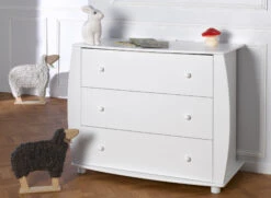 Chambre Bébé Complète CALTON - Blanc -Nateo Concept chambre bebe complete calton blanc 6