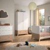Chambre Bébé Complète EKKO - Blanc/Chêne