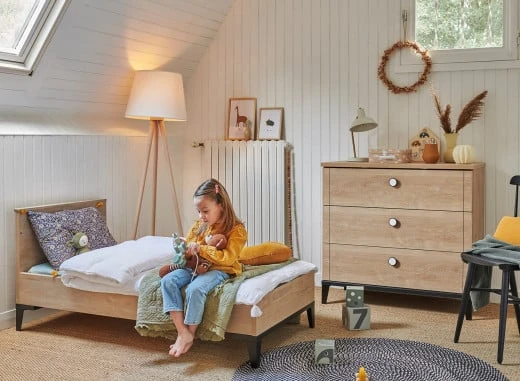 Chambre Bébé Complète ELLIOT - Ardoise/Chêne 3 Chambre Bébé Complète ELLIOT - Ardoise/Chêne – Image 3