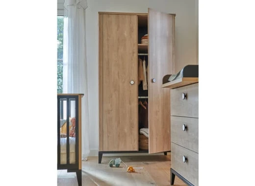 Chambre Bébé Complète ELLIOT - Ardoise/Chêne 8 Chambre Bébé Complète ELLIOT - Ardoise/Chêne – Image 8