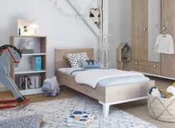 Chambre Bébé Complète ELLIOT - Blanc/Chêne -Nateo Concept chambre bebe complete elliot blanc chene 4