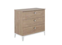 Chambre Bébé Complète ELLIOT - Blanc/Chêne -Nateo Concept chambre bebe complete elliot blanc chene 6