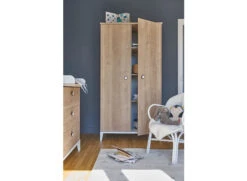 Chambre Bébé Complète ELLIOT - Blanc/Chêne -Nateo Concept chambre bebe complete elliot blanc chene 7