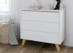 Chambre Bébé Complète MIHA - Blanc/Hêtre - 100% BIO -Nateo Concept chambre bebe complete miha blanc hetre bio 5