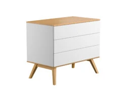 Chambre Bébé Complète NATURE - Blanc/Chêne -Nateo Concept chambre bebe complete nature blanc chene 6