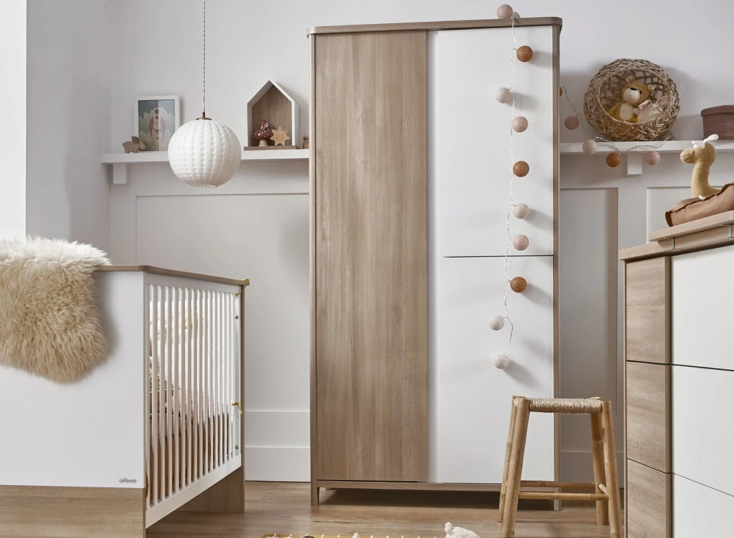 Chambre Bébé Complète SALTO - Chêne – Image 5