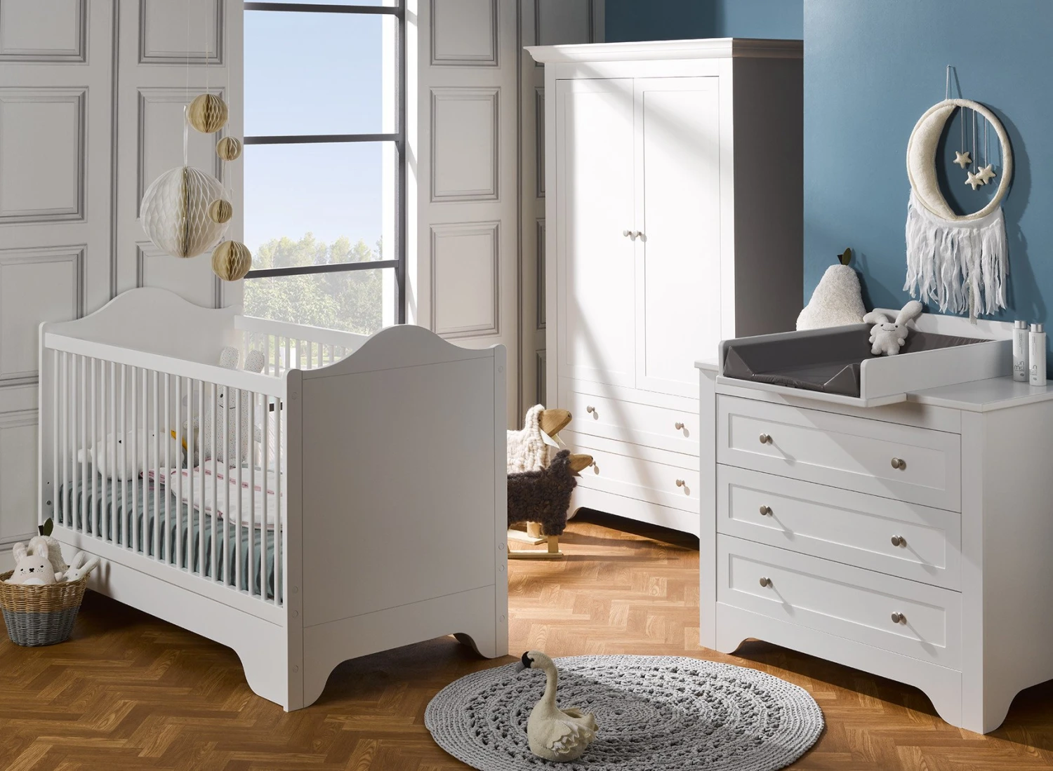 Chambre Bébé Complète SPARTE - Blanc 1 Chambre Bébé Complète SPARTE - Blanc