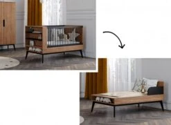 Chambre Bébé Complète VINTAGE - Noyer -Nateo Concept chambre bebe complete vintage noyer 4