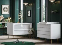 Chambre Bébé Duo BOSQUE - Blanc
