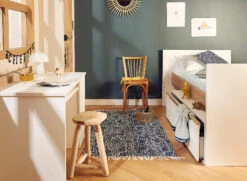 Chambre Bébé Duo ETHAN - Blanc/Bois -Nateo Concept chambre bebe duo ethan blanc bois 3