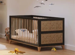 Chambre Bébé Duo NAMI - Noir/Cèdre -Nateo Concept chambre bebe duo nami noir cedre 2