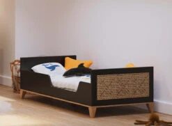 Chambre Bébé Duo NAMI - Noir/Cèdre -Nateo Concept chambre bebe duo nami noir cedre 5