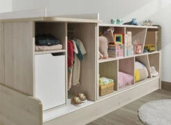 Chambre Bébé Duo SALTO - Pin Blanchi -Nateo Concept chambre bebe duo salto pin blanchi 3