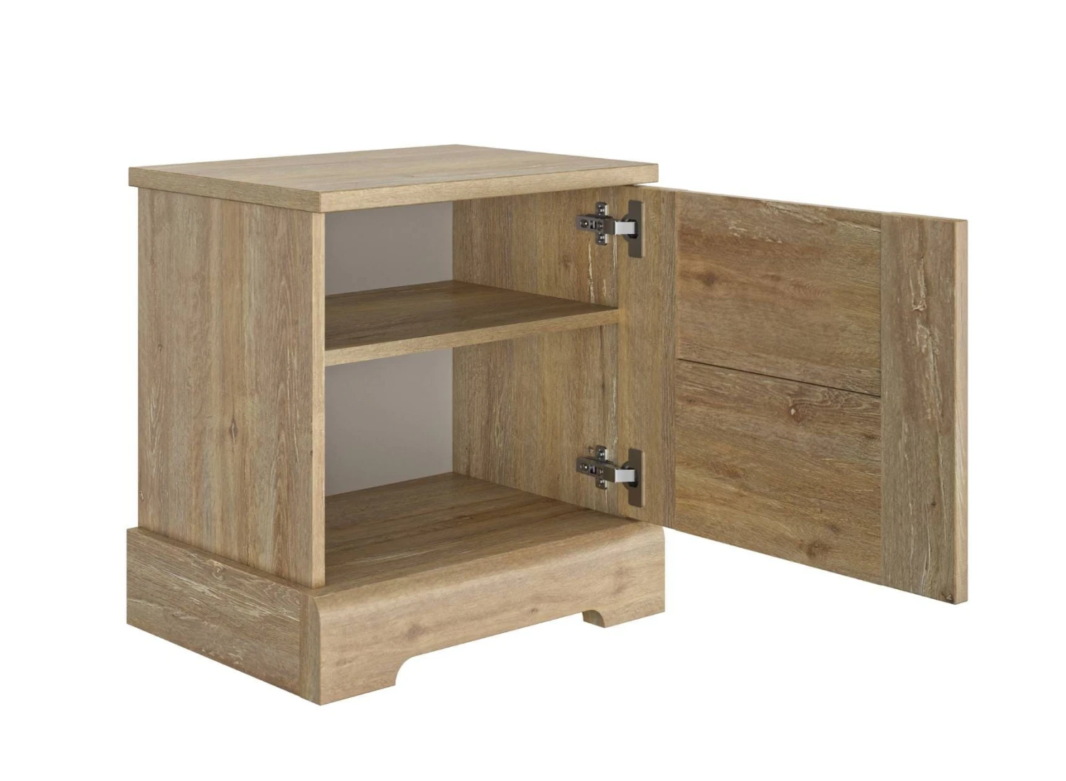 Chevet 1 Porte BALYSS - Châtaignier Blanchi – Image 2