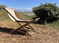 Chilienne En Bois Avec Toile Amovible MOOREA