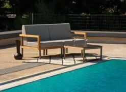 Fauteuils Et Table De Jardin En Teck RIO