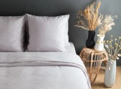 Housse De Couette + 2 Taies 220x240cm TANA Lin Et Coton Bio