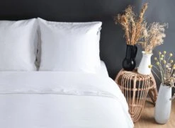 Housse De Couette + 2 Taies 240x260cm TANA Lin Et Coton Bio