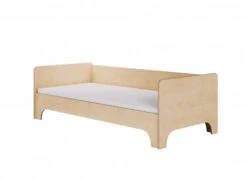 Lit Banquette Enfant 80x180 JUNO - Bouleau Naturel -Nateo Concept lit banquette enfant 80x180 juno bouleau naturel 3