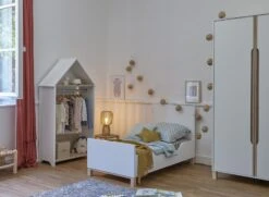 Lit Bébé évolutif 70x140 ETHAN – Blanc Et Bois 11 Lit Bébé évolutif 70x140 ETHAN – Blanc Et Bois -Nateo Concept lit bebe evolutif 70x140 ethan blanc bois 4