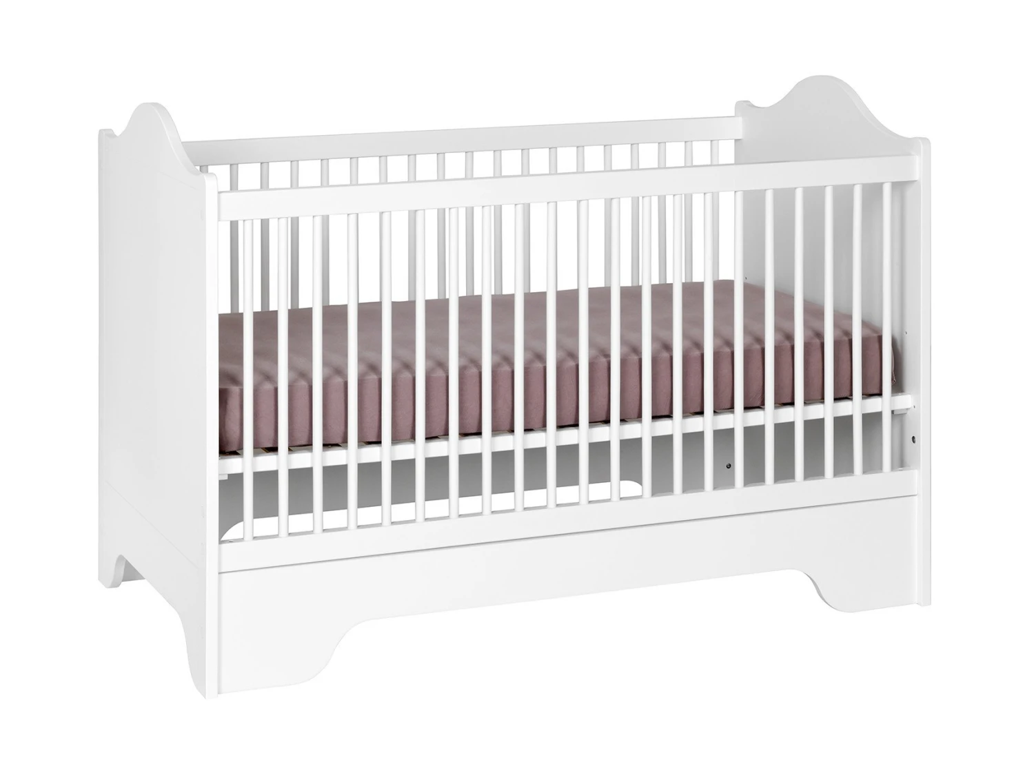 Lit Bébé évolutif 70x140 SPARTE – Blanc – Image 5