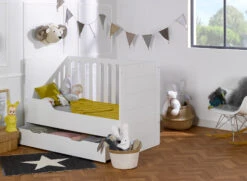 Lit Bébé évolutif 70x140 Blanc CITY – Blanc 14 Lit Bébé évolutif 70x140 Blanc CITY – Blanc -Nateo Concept lit bebe evolutif city blanc 6