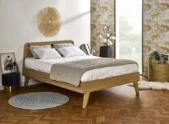 Lit Double 140x200 En ChĂȘne LOKI