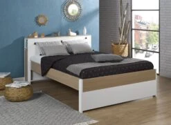 Lit Double 140x200 Avec TĂȘte De Lit PRADO