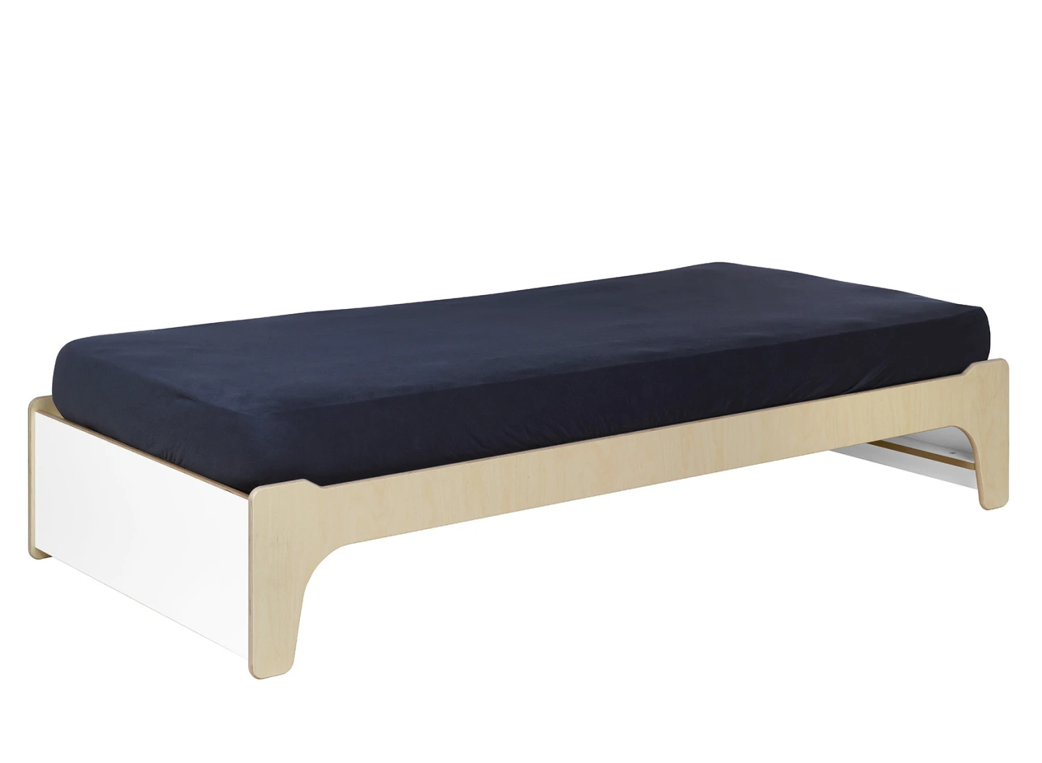 Lit Enfant 90x190 KALIX - Blanc/Bois – Image 4