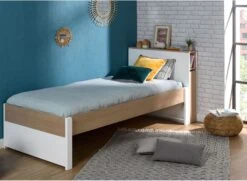 Lit Enfant 90x200 Avec Tête De Lit PRADO