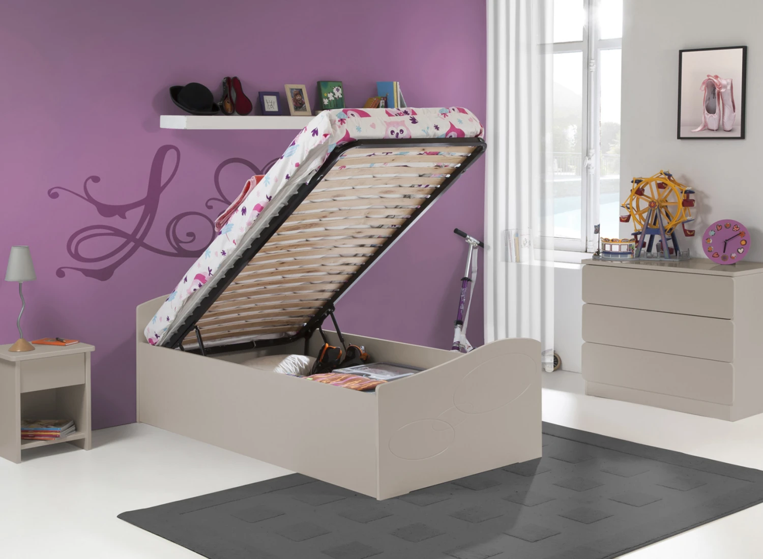 Lit Enfant Coffre 90x190 EIKA 2 Lit Enfant Coffre 90x190 EIKA – Image 2