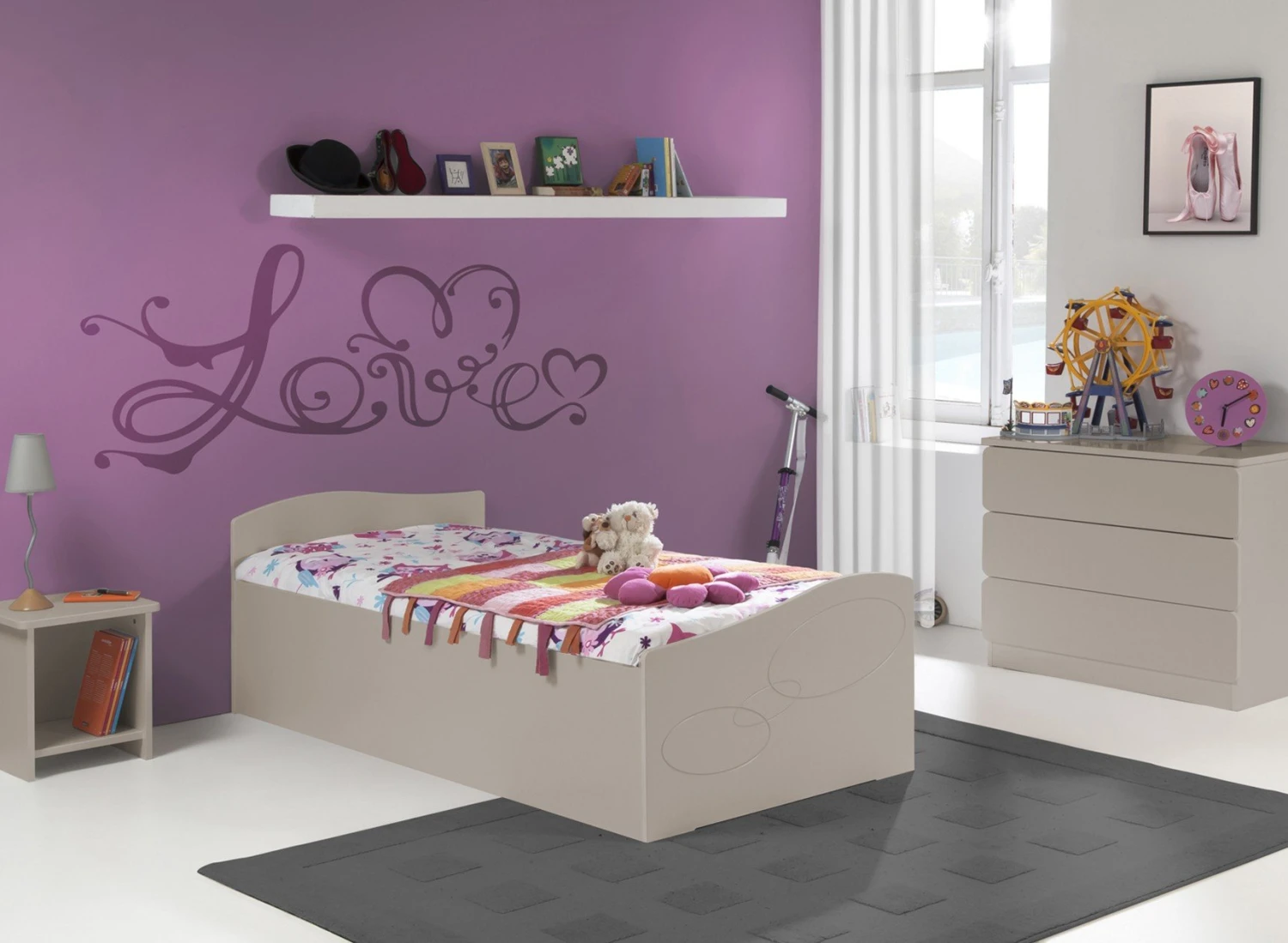 Lit Enfant Coffre 90x190 EIKA 1 Lit Enfant Coffre 90x190 EIKA