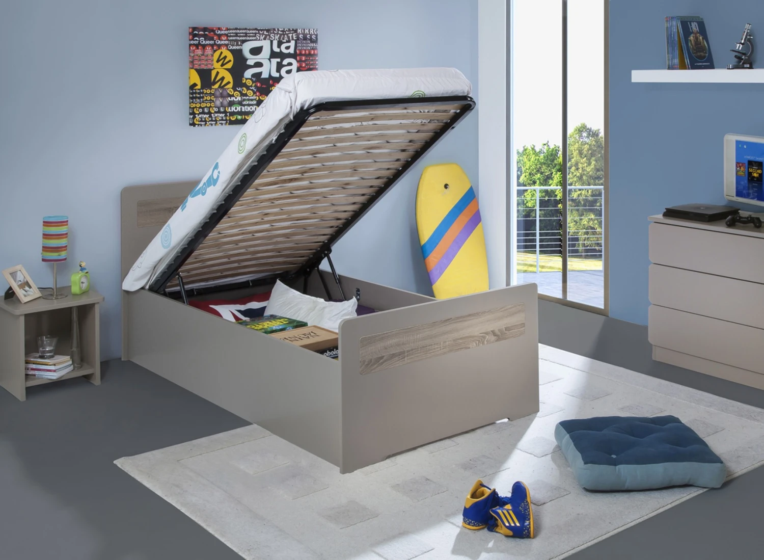 Lit Enfant Coffre 90x190 MORA – Image 2