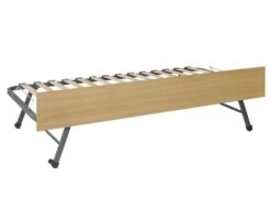 Lit Gigogne Avec Rangement 90x190 MANLY + 2 Matelas -Nateo Concept lit gigogne avec rangement 90x190 manly 2 matelas blanc chene 2