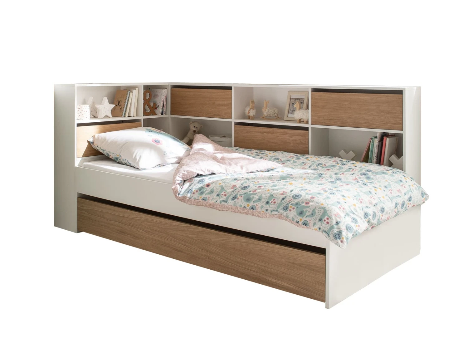 Lit Gigogne Avec Rangement 90x190 MANLY – Image 7